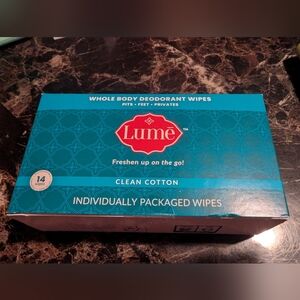 Lume Whole Body Deodorant Wipes - Clean Cotton